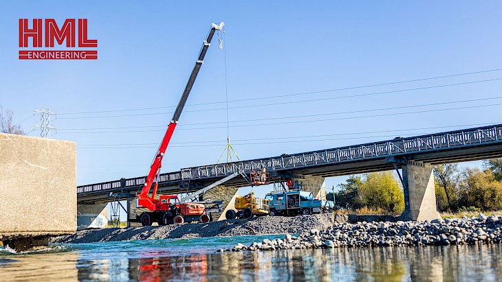 Whale Trail Wairau River Bridge cycle bridge, Marlborough