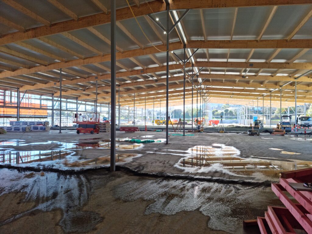 Hybrid Steel and LVL Construction